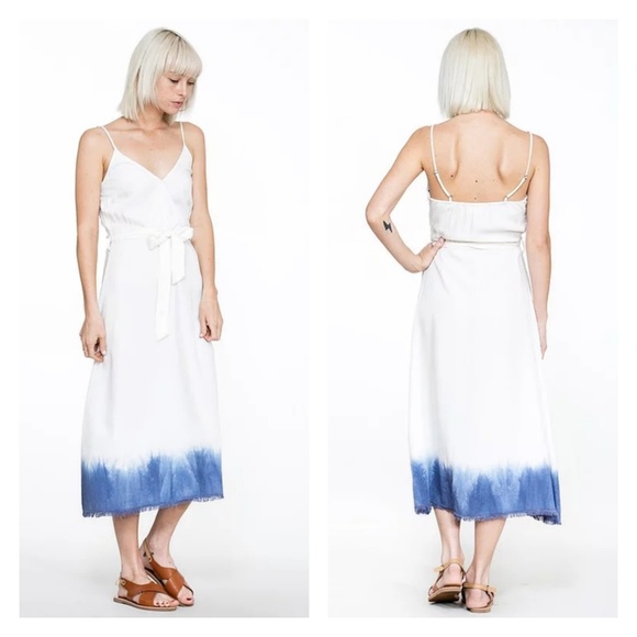 🌸NWT En Creme Blue and White Midi - Picture 6 of 6